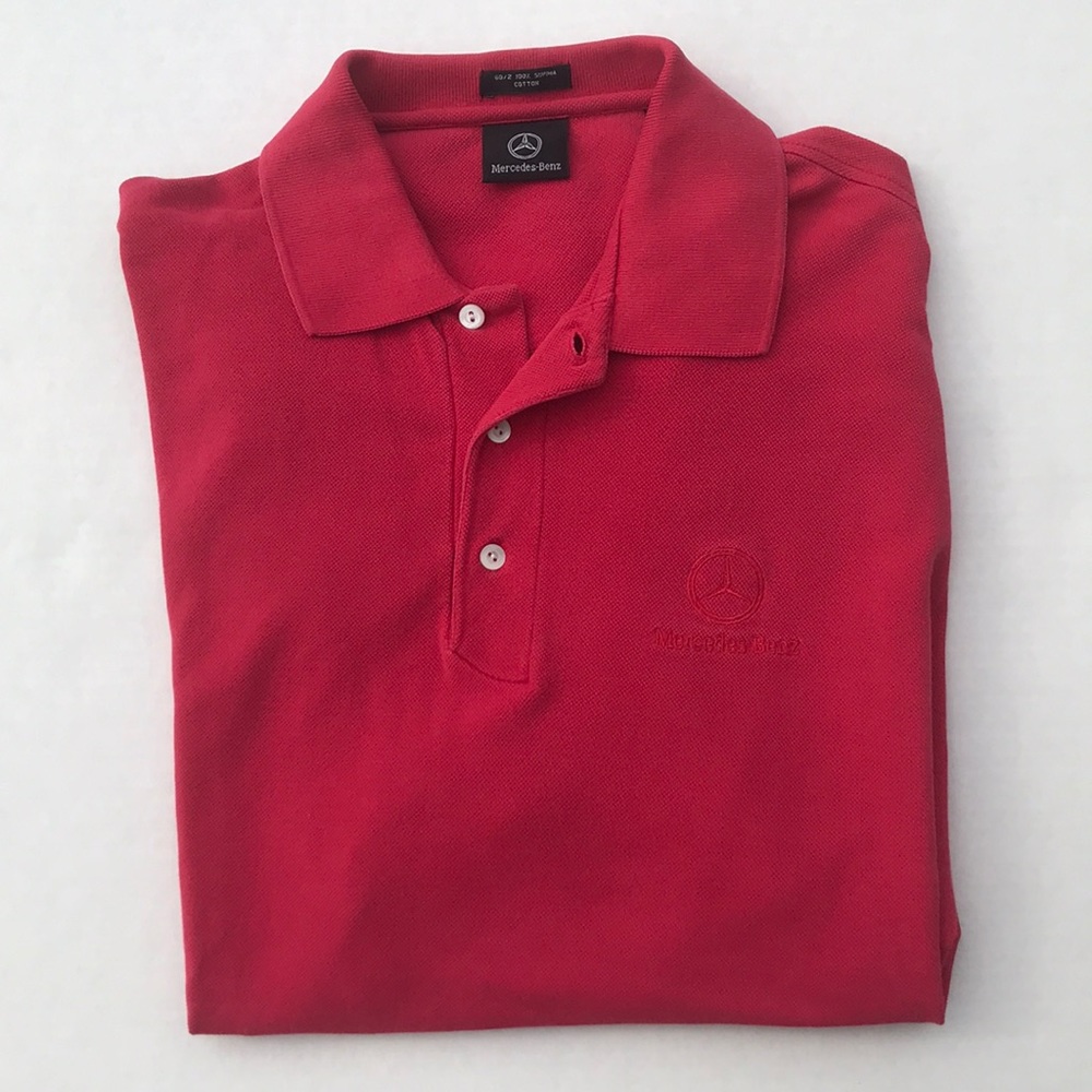 Vintage Mercedes Benz polo shirt M golf